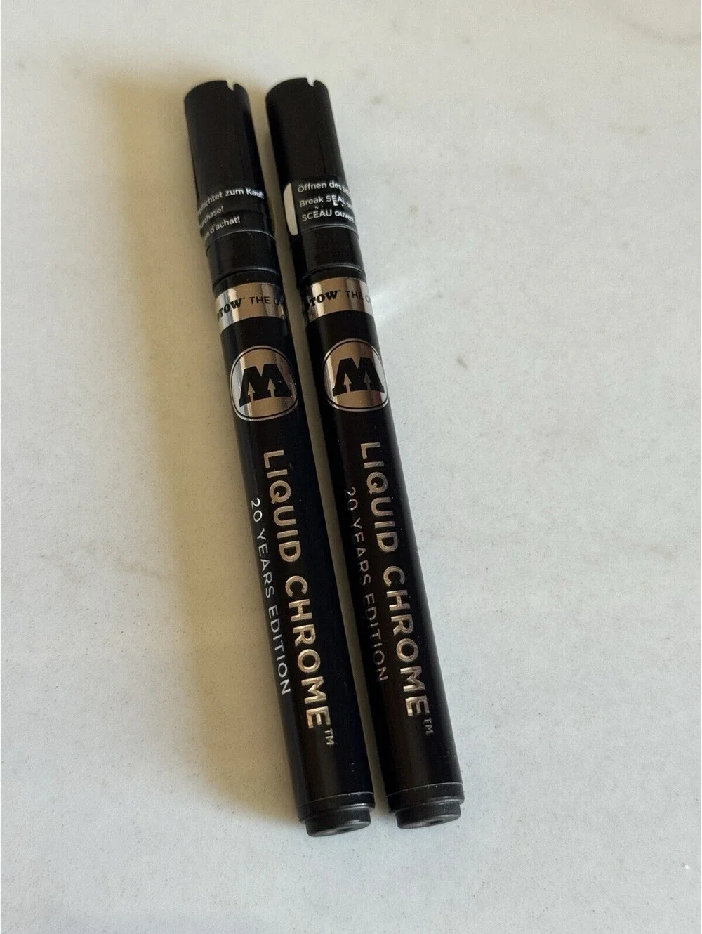 2 Molotow Liquid Chrome Marker 1mm MLW101